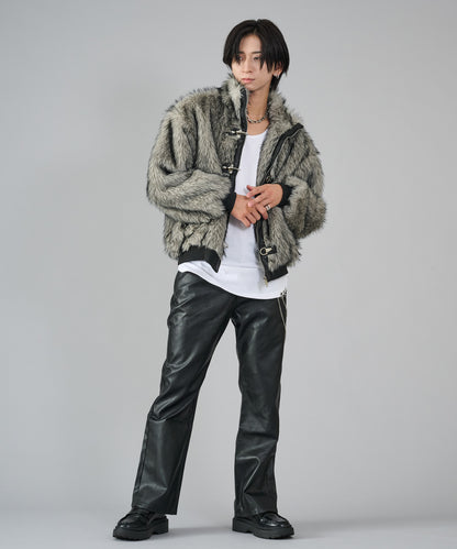バックルファースタンドブルゾン