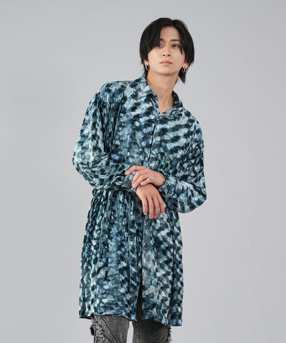 ベロアロングシャツ