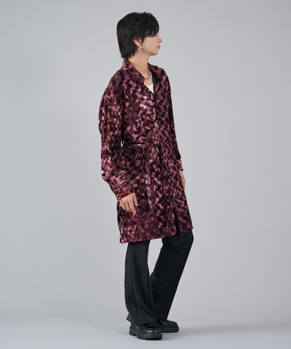 ベロアロングシャツ