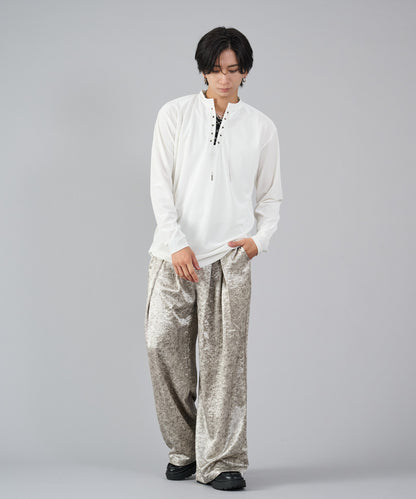 チェーンレースアップロンT